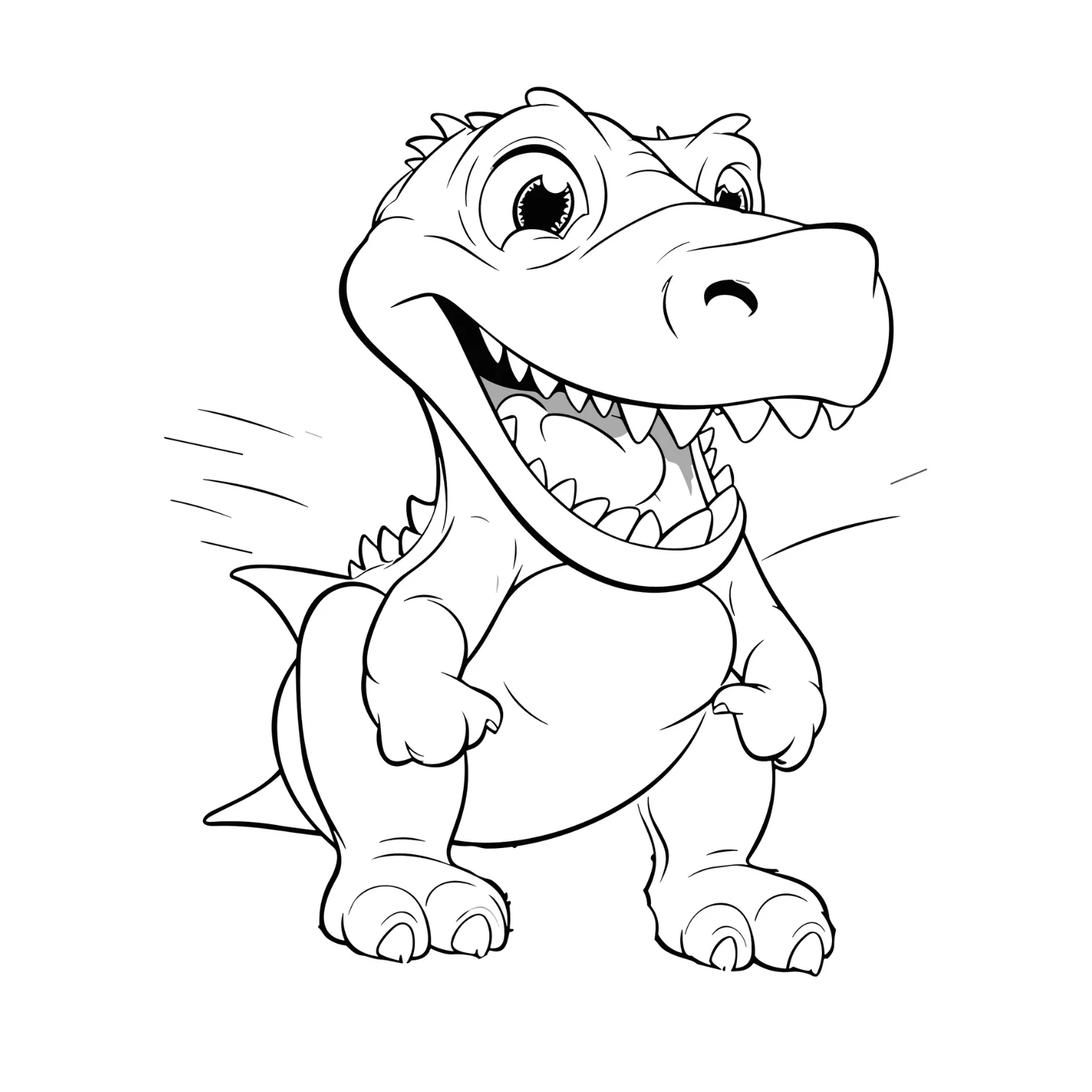 Dinosaur coloring page