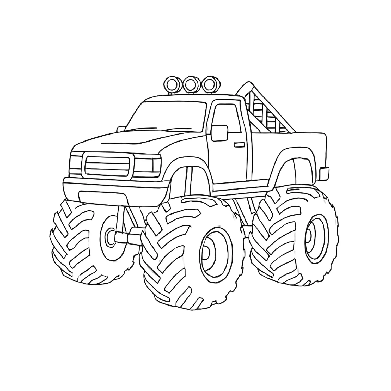 Monster Truck coloring page